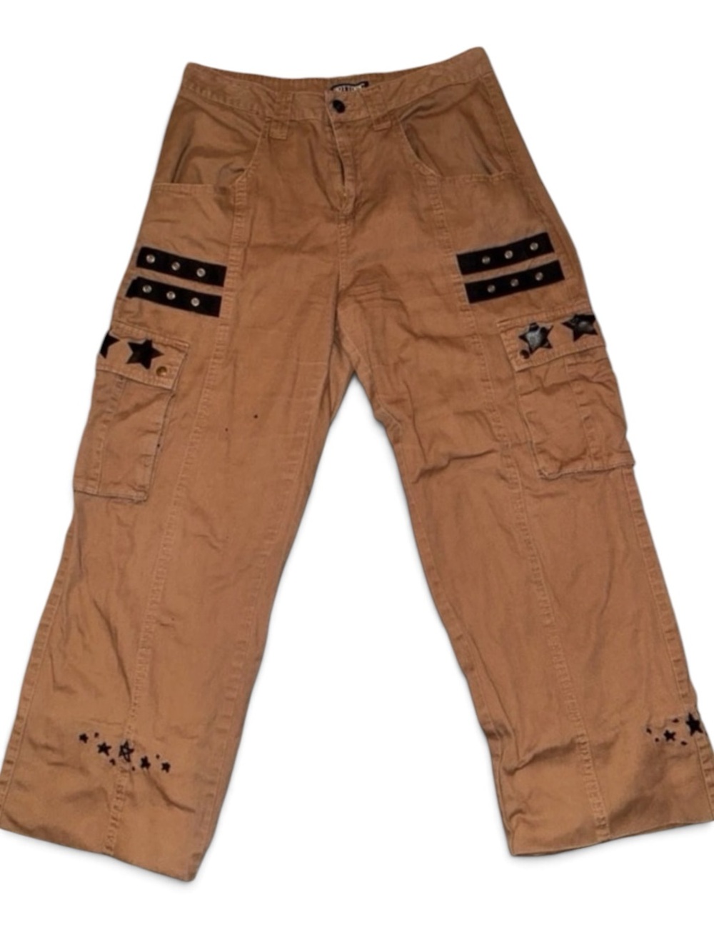 Hot Topic Cargo pants size S Star pattern gothic punk whimsygoth